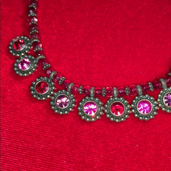 Multi-Colored Stone Necklace - Picture 6 of 7